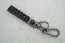 Брелок GMK плетений ремінець чорний