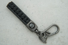 Брелок Zeekr плетений ремінець чорний