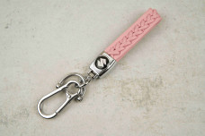 Брелок Suzuki плетений ремінець рожевий