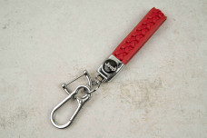 Брелок Jeep плетений ремінець червоний
