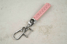 Брелок Infiniti плетений ремінець рожевий