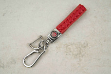 Брелок Fiat плетений ремінець червоний