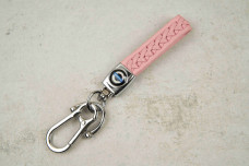Брелок Volvo плетений ремінець рожевий