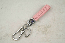 Брелок Buick плетений ремінець рожевий