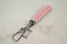 Брелок Honda плетений ремінець рожевий