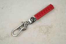 Брелок Honda плетений ремінець червоний