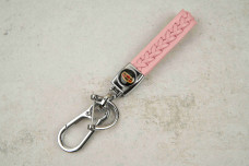 Брелок Geely плетений ремінець рожевий