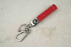 Брелок Kia плетений ремінець червоний