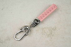 Брелок Chery плетений ремінець рожевий