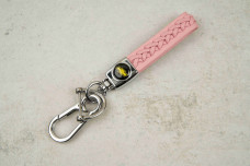 Брелок Chevrolet плетений ремінець рожевий