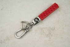 Брелок Hyundai плетений ремінець червоний
