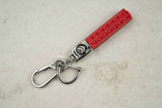 Брелок Citroen плетений ремінець червоний
