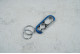 Брелок відкричвачка H8477L з кільцем синій металевий