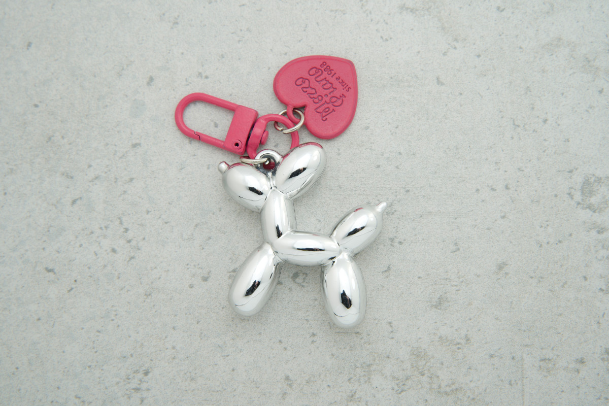 Брелок Balloon Dog хром з карабіном
