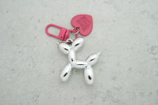 Брелок Balloon Dog хром з карабіном