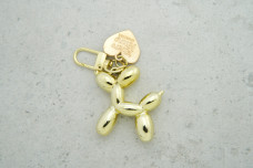 Брелок Balloon Dog золотий з карабіном