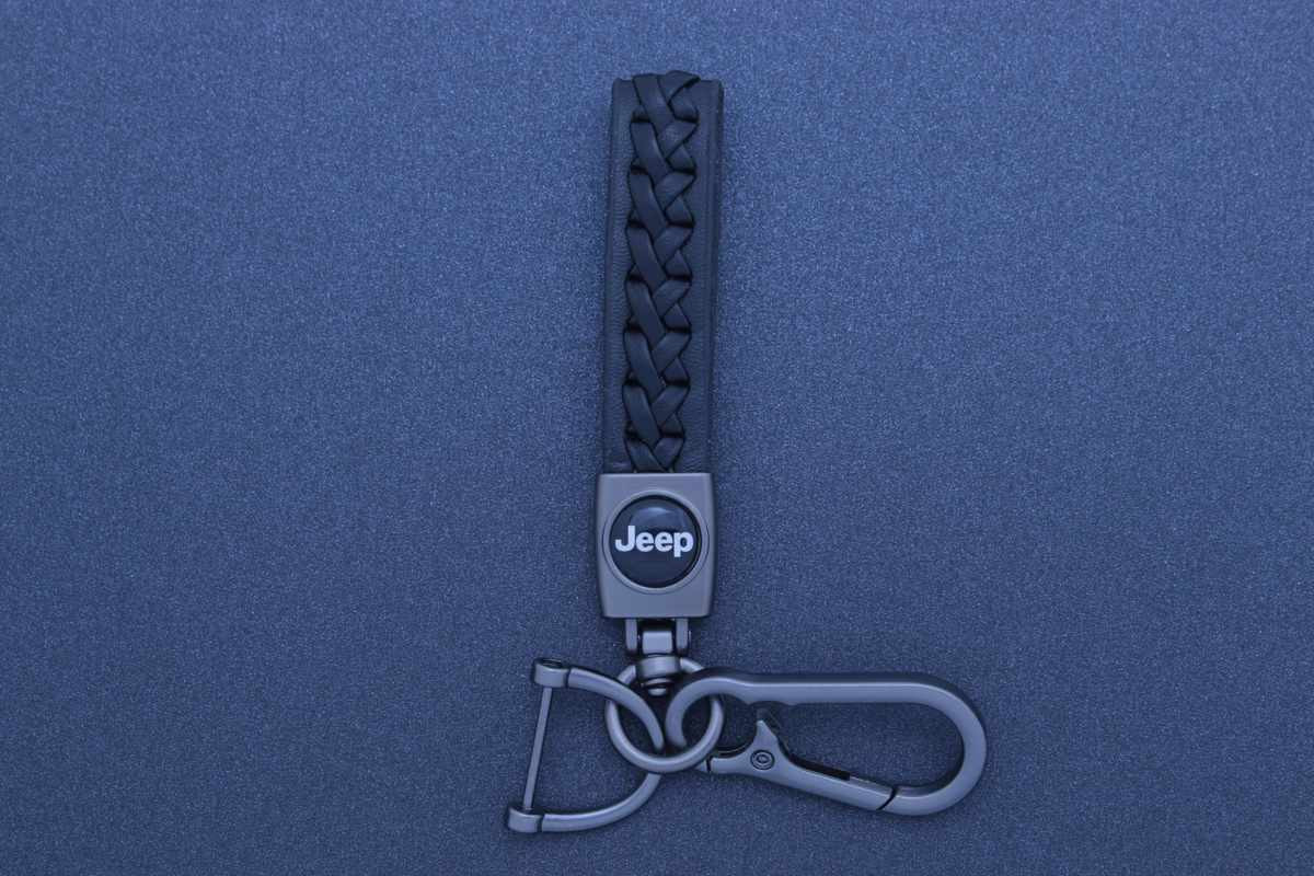 Брелок Jeep ремінець червоний