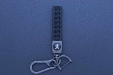 Брелок Peugeot плетений ремінець