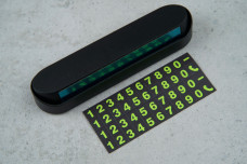 Автовізитка з номером телефону для паркування