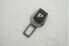Заглушка ременя безпеки Honda графіт метал + шкіра