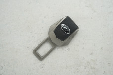 Заглушка ременя безпеки KIA графіт метал + шкіра