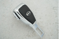 Заглушка ременя безпеки KIA метал + шкіра