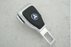 Заглушка ременя безпеки MITSUBISHI метал + шкіра