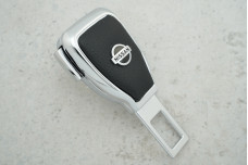 Заглушка ременя безпеки NISSAN метал + шкіра