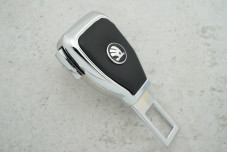 Заглушка ременя безпеки SKODA метал + шкіра