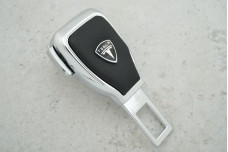 Заглушка ременя безпеки TESLA метал + шкіра