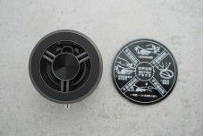 Автотримач для телефону магнітний вакуумний чорний