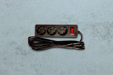 Фільтр Мережевий Electro House 5м 3гнізда, чорний