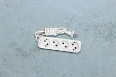 Подовжувач Electro House 4гнізда, 2м, б / з білий