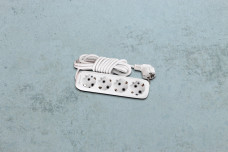 Подовжувач Electro House 4гнізда, 3м, з / з білий