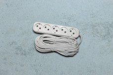 Подовжувач Electro House 5гнізд, 10м, б / з білий