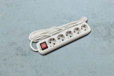 Подовжувач Electro House 5гнізд, 10м, з / з, з кн.,білий