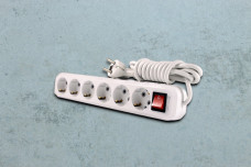 Подовжувач Electro House 6гнізд, 2м, з / з, з кн.,білий