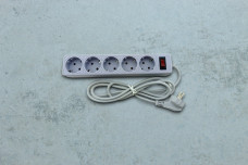 Фільтр Мережевий Electro House, 5гнізд, 2м, сірий