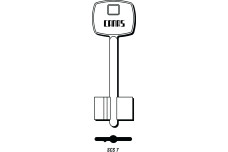 Заготовка ключа Canas SCS 7 / Ci2G(J)
