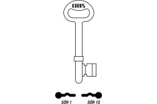 Заготовка ключа SOR 1S (ROMANIA)