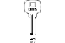 Заготовка ключа Canas PAP 1S зворотній (APECS)