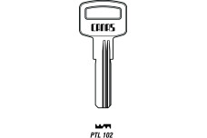 Заготовка ключа Canas PTL 102 (APECS навiснi замки)