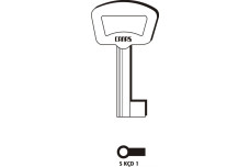 Заготовка ключа CANAS SKCD1 5.4мм (ELZETT)