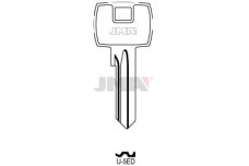 Заготовка ключа JMA U 5 ED (ф / з)  / U 5 ID / U5KD / U5 KI