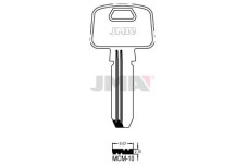 Заготовка ключа JMA MCM 10 (MC 10R-Silka)