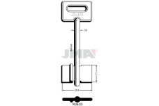 Заготовка ключа JMA RUB 2G