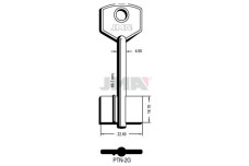 Заготовка ключа JMA PO / PTN2G / 1PN1