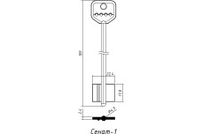 Заготовка ключа СЕНАТ