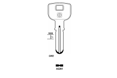 Заготовка ключа JMA AGN 1 (Silka)