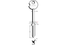 Заготовка ключа KR 3/ KR8X/ XKV7